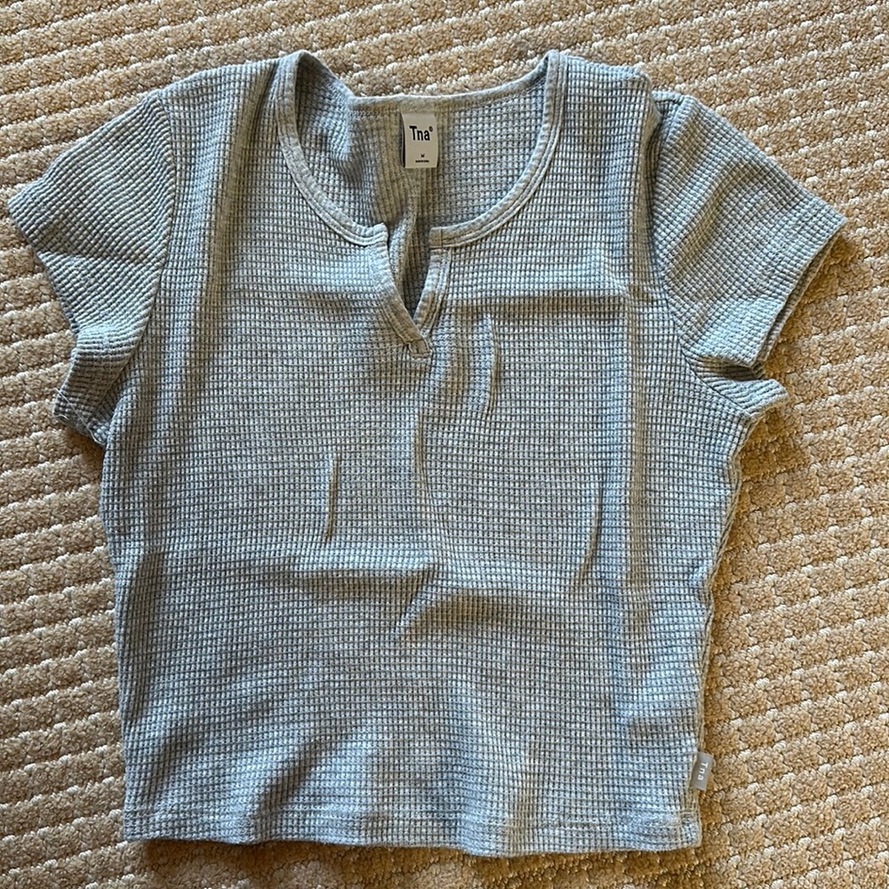 aritzia tna waffle tee